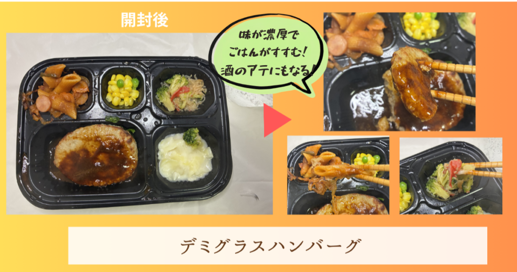 冷凍宅食 デミグラスハンバーグ